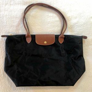 Longchamp Le Pliage Original Shoulder Tote Black